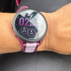 Garmin Magenta Fitness Smartwatch